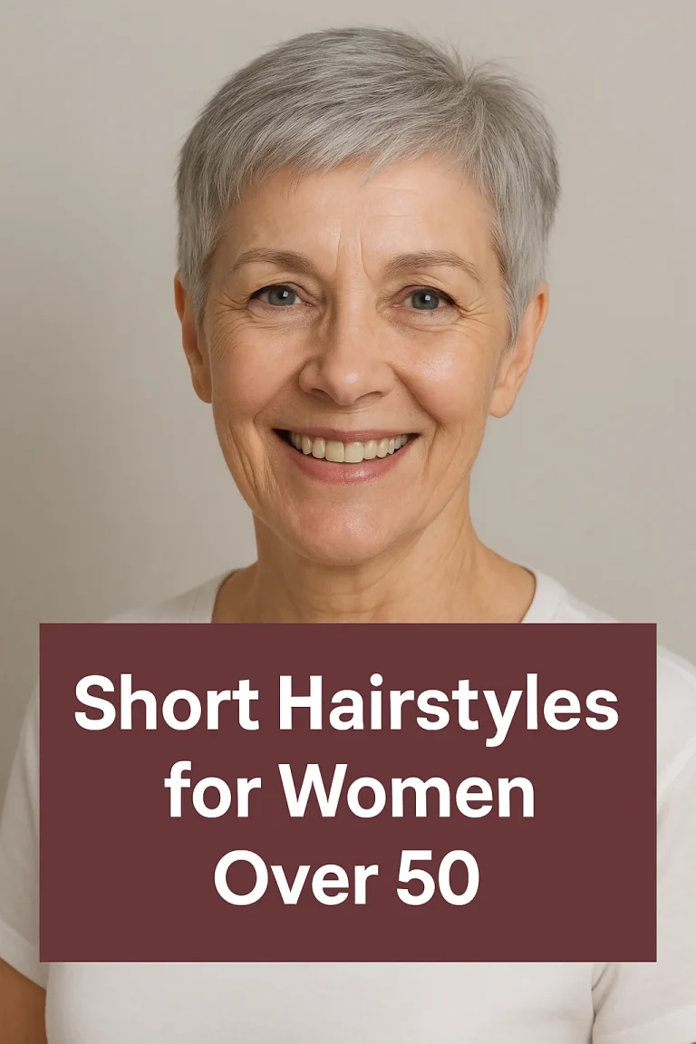 21 Chic and Stylish Short Hairstyles for Women Over 50