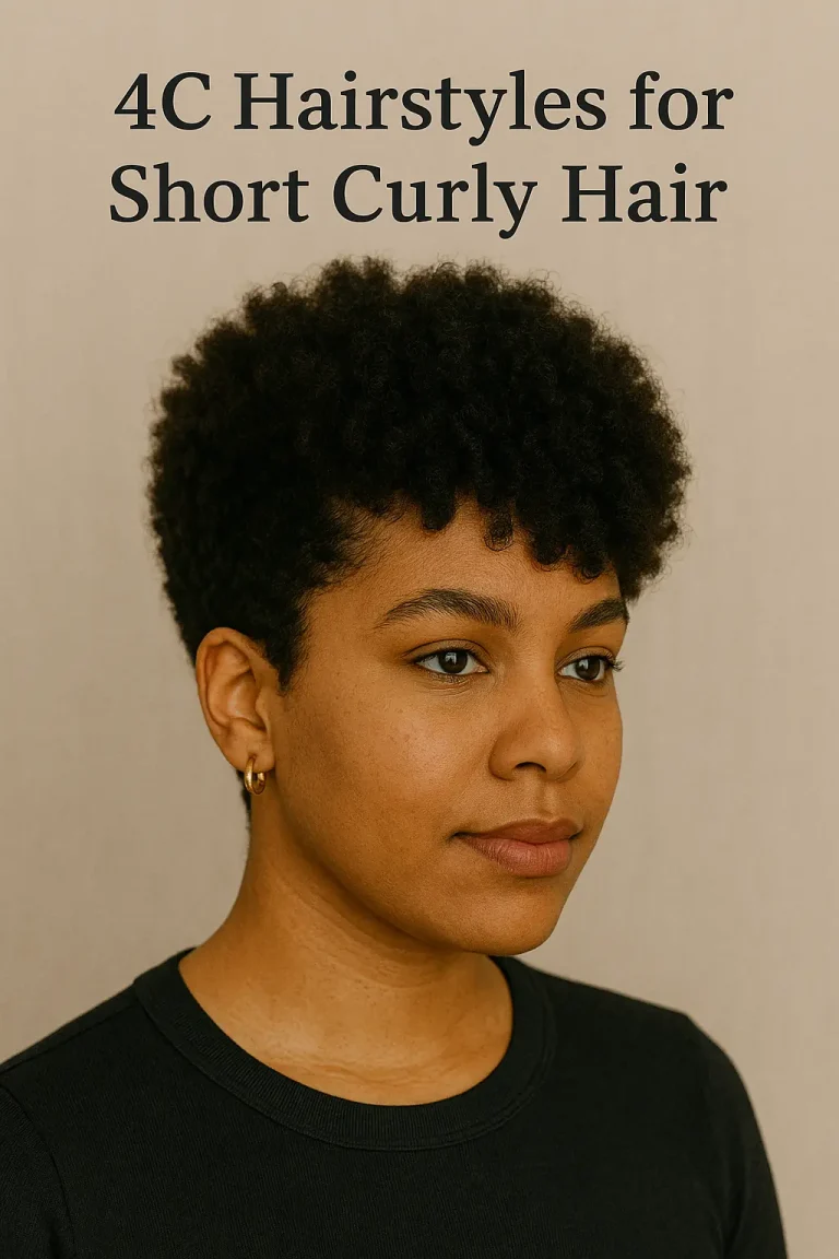 21 Stunning 4C Hairstyles for Short Curly Hair